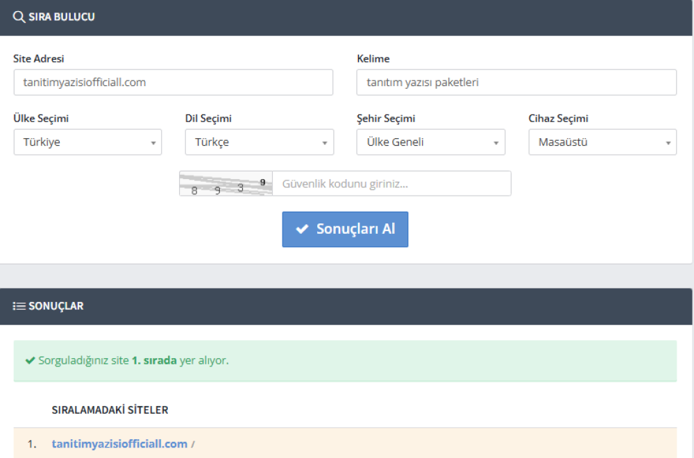 Tanıtım yazısı paketleri anahtar kelimesinde 1. sayfa 1. sıra